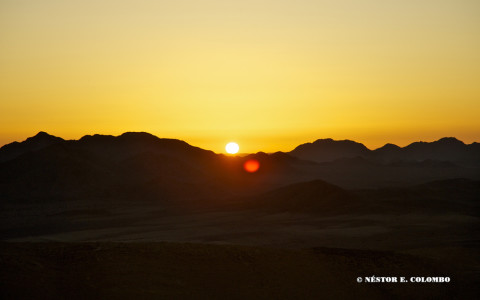 Sunset over Egypt